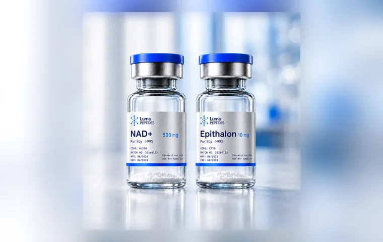 Pack Longevidad celular — viales de NAD+ 500 mg y Epithalon 10 mg de Luma Peptides