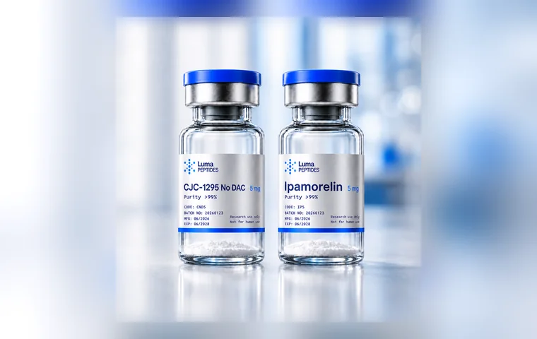 Pack Titan — viales de CJC-1295 No DAC 5 mg e Ipamorelin 5 mg de Luma Peptides